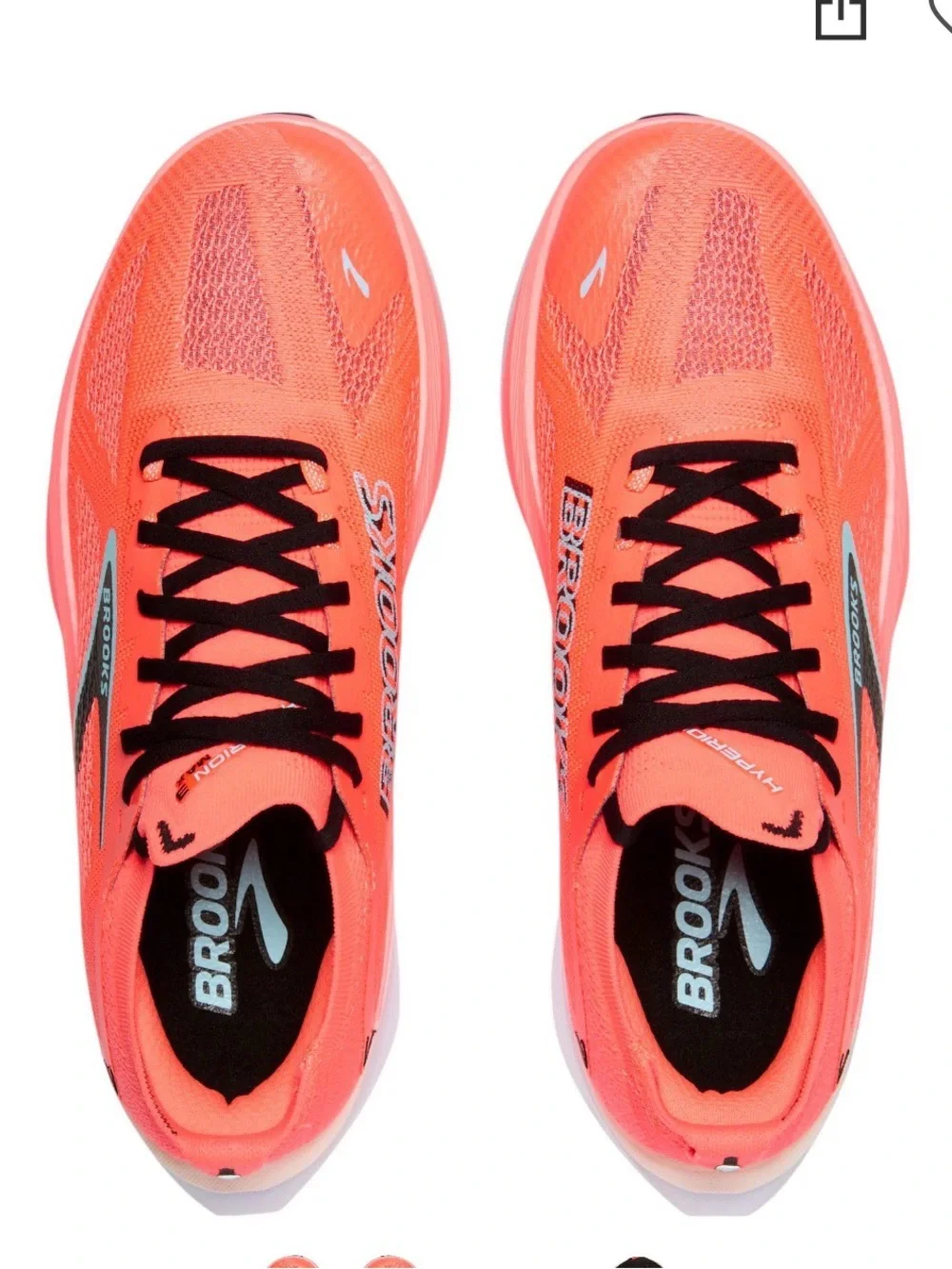 Brooks Hyperion Max Coral/Black/Light Blue Running Shoes